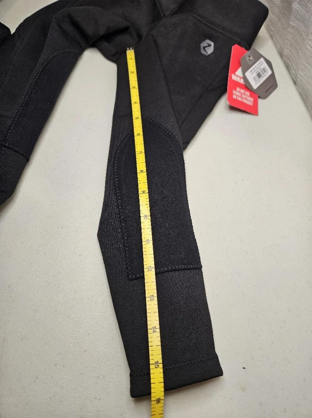 Horze active tights riding pants fleece winter Kids EU 110/ US XXS New Black